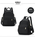 Large Capacity Waterproof Nylon Backpack for College Students
