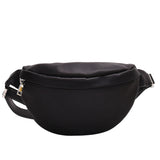 Solid Shoulder Bags Chest Bag Female Handbags PU Leather Bags Waist