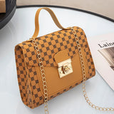 Leather Woven Shoulder Crossbody Bag for Women