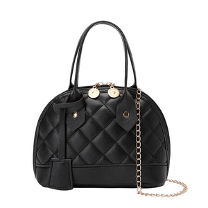 Leather Woven Crossbody Bag for Women