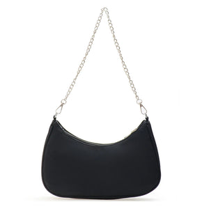Solid Shoulder Purse Women Underarm Bag Ladies Top-handle Clutches