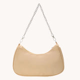 Solid Shoulder Purse Women Underarm Bag Ladies Top-handle Clutches
