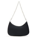 Solid Shoulder Purse Women Underarm Bag Ladies Top-handle Clutches