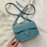 Small Square Bag Pu Leather Shoulder Bag Ladies Crossbody Bag