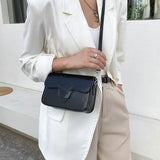 Small Square Bag Pu Leather Shoulder Bag Ladies Crossbody Bag