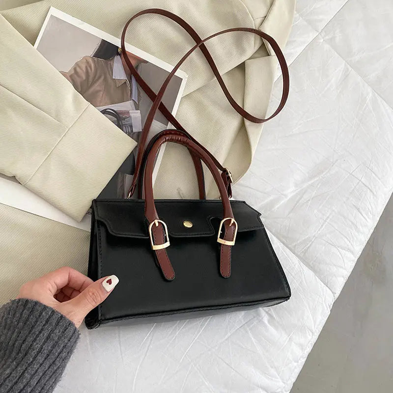 Retro Soft Leather Shoulder Bag Women Crossbody Bag