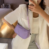 Smooth Strap Shoulder Bag for Women Casual Dating