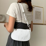 Smooth Strap Shoulder Bag for Women Casual Dating
