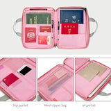 Waterproof Polyester Tote Travel Gear Organizer A4 Document File Bag