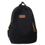 Solid Women Backpack College Student Bag School Bag For Teenage Girls Laptop