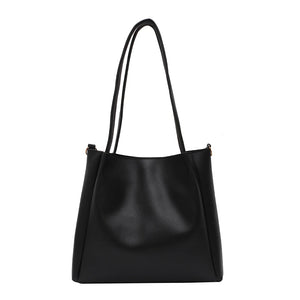 Solid Crossbody Bags Women Large Capacity Totes PU Shoulder Handbag