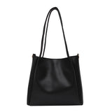 Solid Crossbody Bags Women Large Capacity Totes PU Shoulder Handbag
