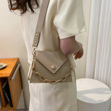 Solid Women Shoulder Bag Chain Ladies Handbags And Purse