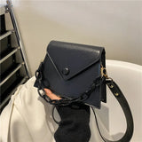 Solid Women Shoulder Bag Chain Ladies Handbags And Purse