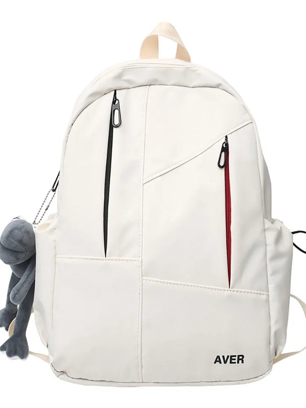 Solid Women's Backpack Bags Large Capacity Outdoor Travel Schoolbags