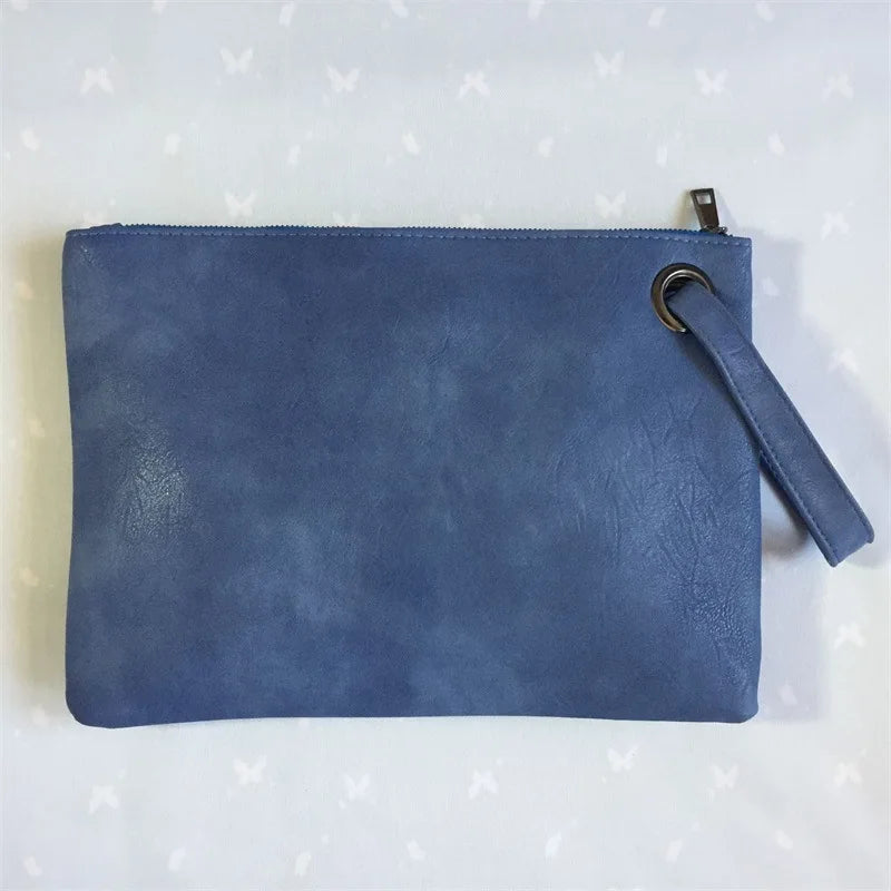 Chic Leather Envelope Clutch for Women