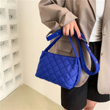 Soft Cotton Shoulder Bag Winter Female Underarm Bag