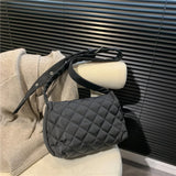 Soft Cotton Shoulder Bag Winter Female Underarm Bag