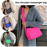 Soft Cotton Shoulder Bag Winter Female Underarm Bag