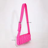 Winter Nylon Quilted Shoulder Bag Women