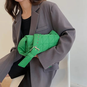 Winter Nylon Padded Quilted Shopper Bags for Women