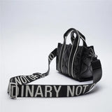 Quilted Women Handbags Nylon Shoulder Bag Crossbody Bag Small Tote