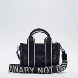 Quilted Women Handbags Nylon Shoulder Bag Crossbody Bag Small Tote