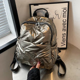 Winter Down Cotton Backpack for Women