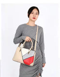 Splicing Women's Shoulder Bag Large Capacity Handbag