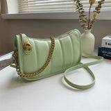 Spring Crossbody Bag Women Chain Handbags Leather Shoulder Bag