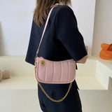 Spring Crossbody Bag Women Chain Handbags Leather Shoulder Bag