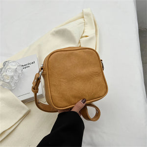 Spring Small Soft Leather Shoulder Side Bags for Women Handbags