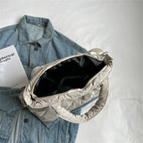 Spring Shoulder Bag for Women, Light Tote Quilted Crossbody