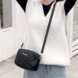 Women's Square PU Leather Crossbody Bag