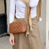 Women's Square PU Leather Crossbody Bag
