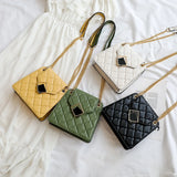 Square Lady Shoulder Bag for Shopping and Dating