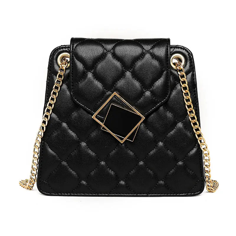 Square Lady Shoulder Bag for Shopping and Dating