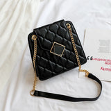 Square Lady Shoulder Bag for Shopping and Dating