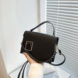Square Shoulder Bag Chain Handle Small Handbags And Purses