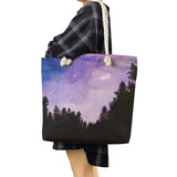 Starry Sky Print Handbags Bright Colors Women Shoulder Bag