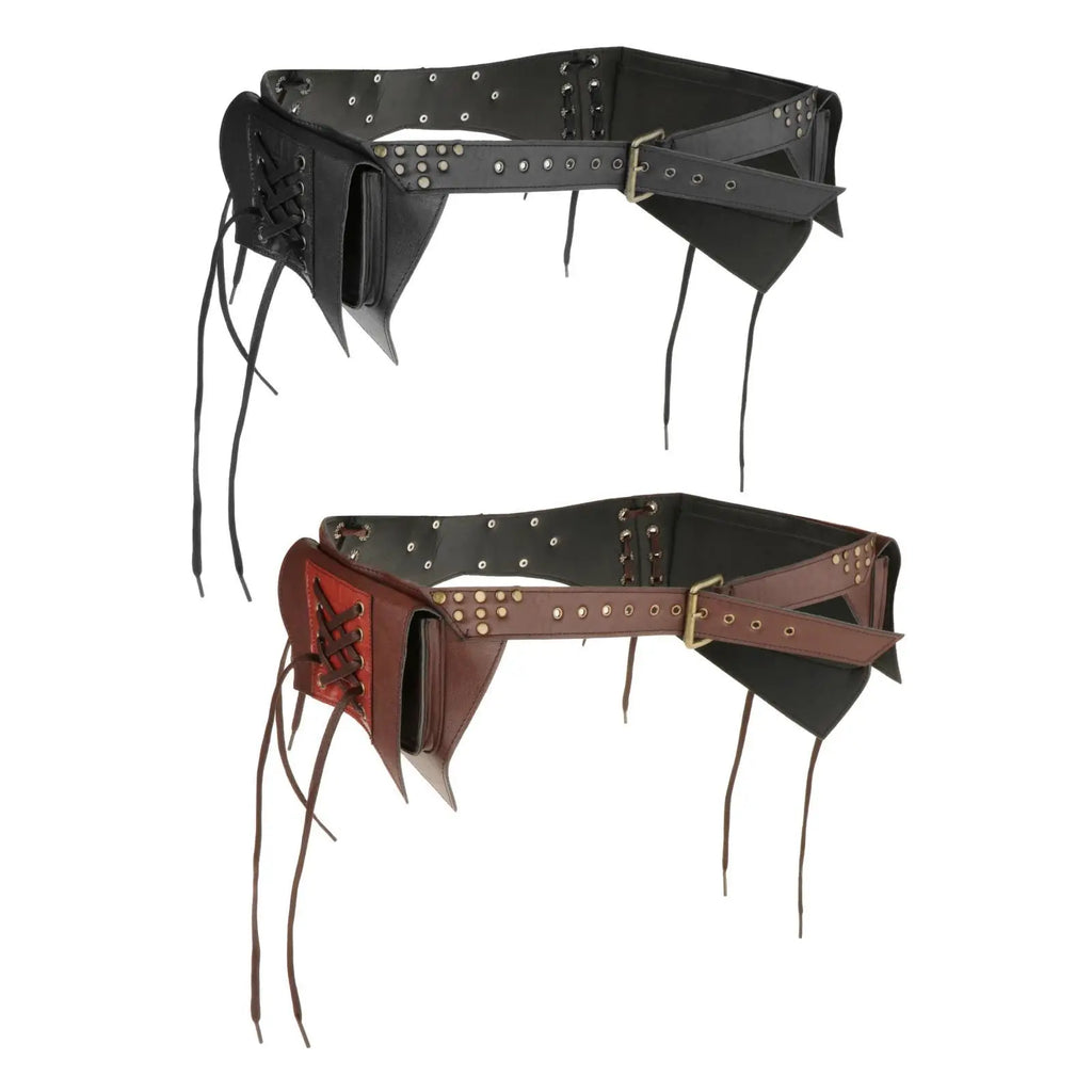 Steampunk Waist Bag Pouch Adjustable Fanny Pack for Camping