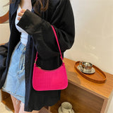 Stone Patten Women's Shoulder Bag Small Hobo Clutch Handbags Purse Totes