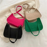 Stone Patten Women's Shoulder Bag Small Hobo Clutch Handbags Purse Totes