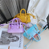 Stone Pattern Pu Ladies Shoulder Bag Lace-Up Version Tote Bag