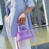 Stone Pattern Pu Ladies Shoulder Bag Lace-Up Version Tote Bag