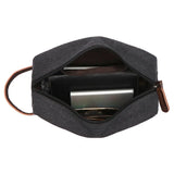 Canvas Waterproof Toiletry Organizer Bag for Men Women