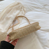 Woven Straw Armpit Shoulder Bags 2 pcs/set