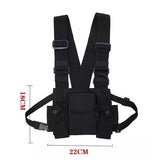 Streetwear Hip-Hop Chest Bag Tactical Two Straps Chest Rig Bags