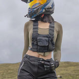 Streetwear Hip-Hop Chest Bag Tactical Two Straps Chest Rig Bags