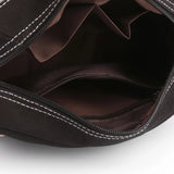 Strip Contrast Shoulder Bag Crossbody Large Capacity Canvas Messenger Bag